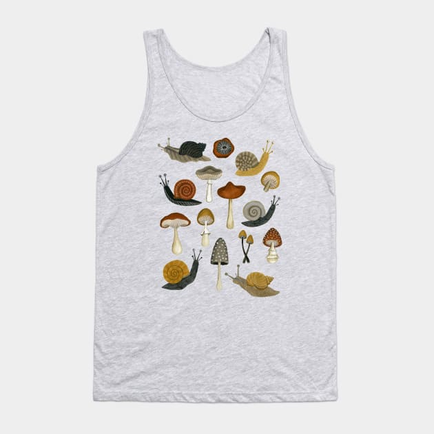 mushrooms & snails Tank Top by annyamarttinen